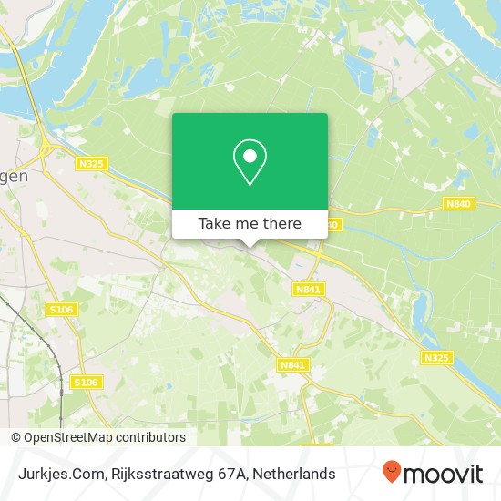 Jurkjes.Com, Rijksstraatweg 67A map
