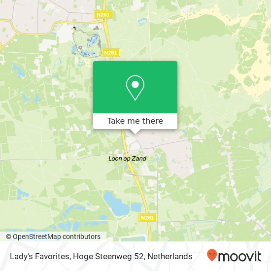 Lady's Favorites, Hoge Steenweg 52 map