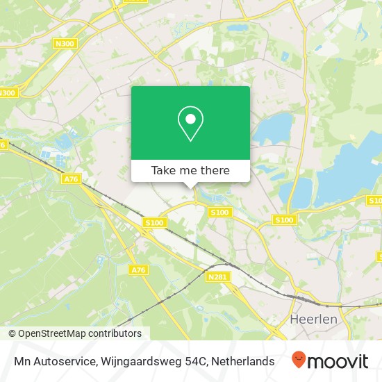 Mn Autoservice, Wijngaardsweg 54C map