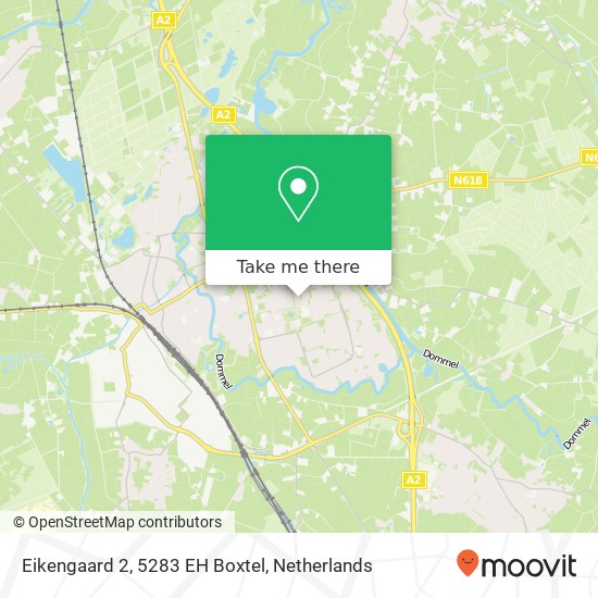 Eikengaard 2, 5283 EH Boxtel Karte