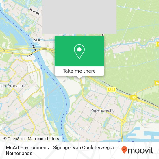 McArt Environmental Signage, Van Coulsterweg 5 Karte