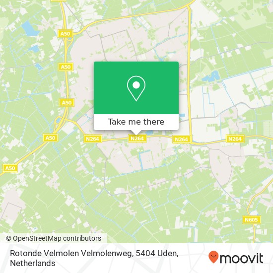 Rotonde Velmolen Velmolenweg, 5404 Uden map