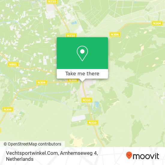 Vechtsportwinkel.Com, Arnhemseweg 4 map