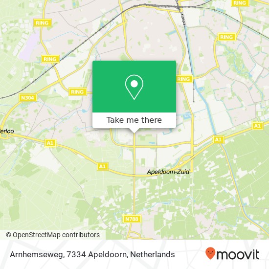 Arnhemseweg, 7334 Apeldoorn map