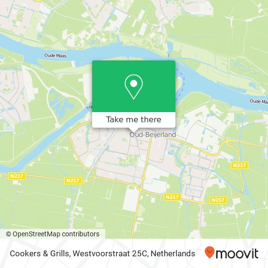 Cookers & Grills, Westvoorstraat 25C map