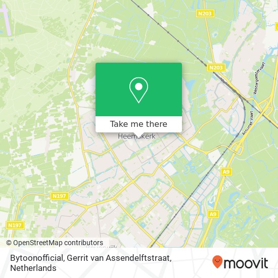 Bytoonofficial, Gerrit van Assendelftstraat map