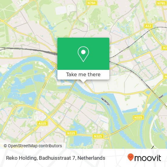 Reko Holding, Badhuisstraat 7 map