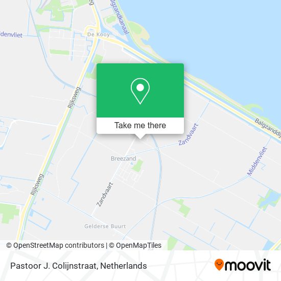 Pastoor J. Colijnstraat Karte