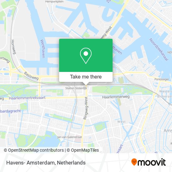 Havens- Amsterdam Karte