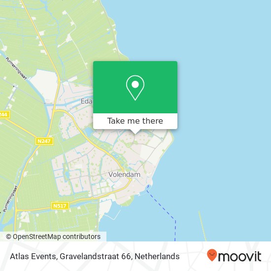 Atlas Events, Gravelandstraat 66 map
