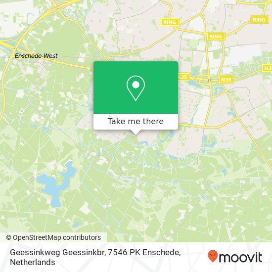 Geessinkweg Geessinkbr, 7546 PK Enschede map