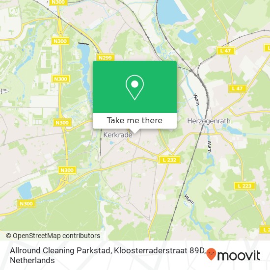 Allround Cleaning Parkstad, Kloosterraderstraat 89D Karte