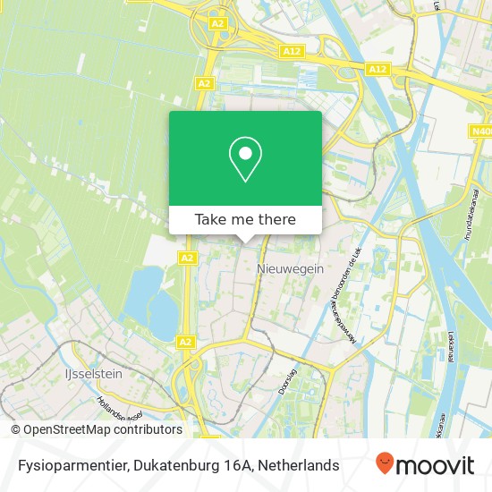 Fysioparmentier, Dukatenburg 16A Karte