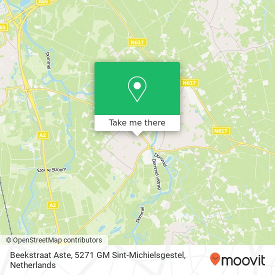 Beekstraat Aste, 5271 GM Sint-Michielsgestel map