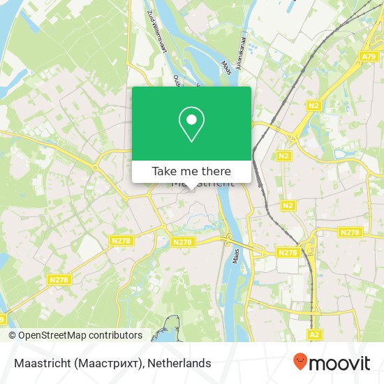 Maastricht (Маастрихт) map