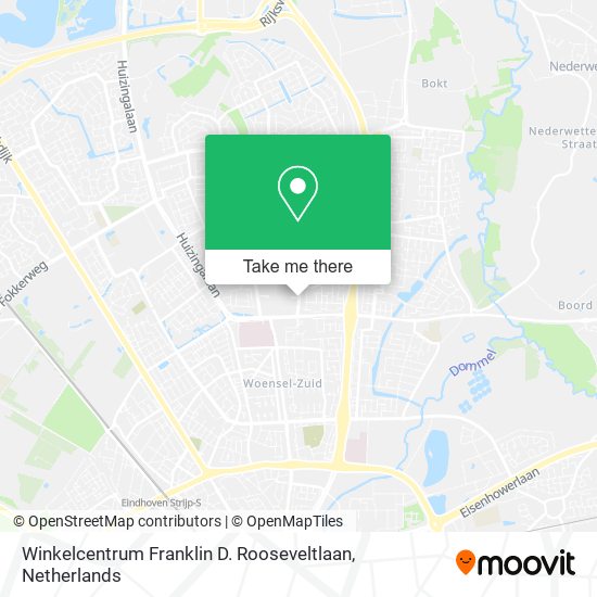 Winkelcentrum Franklin D. Rooseveltlaan Karte