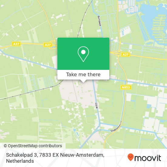 Schakelpad 3, 7833 EX Nieuw-Amsterdam map