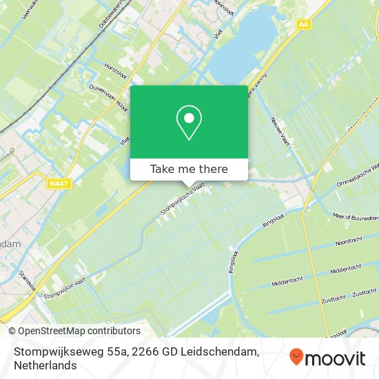 Stompwijkseweg 55a, 2266 GD Leidschendam Karte