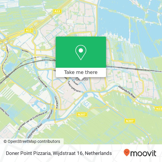 Doner Point Pizzaria, Wijdstraat 16 Karte