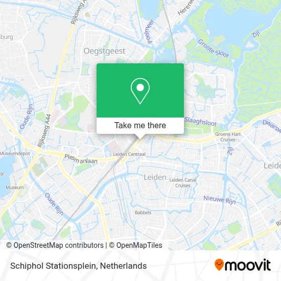 Schiphol Stationsplein map