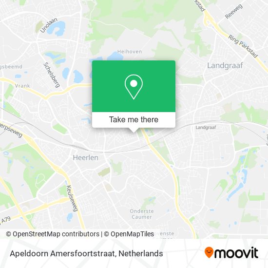 Apeldoorn Amersfoortstraat Karte