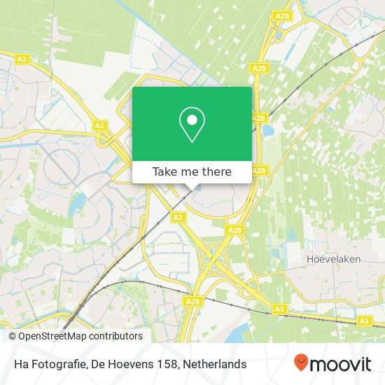 Ha Fotografie, De Hoevens 158 map