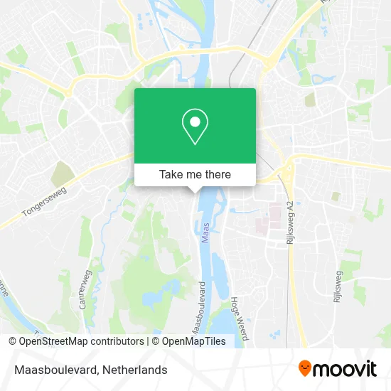 Maasboulevard map