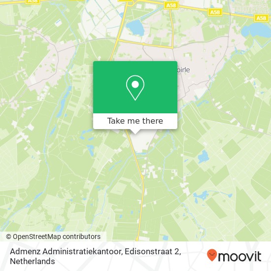 Admenz Administratiekantoor, Edisonstraat 2 map