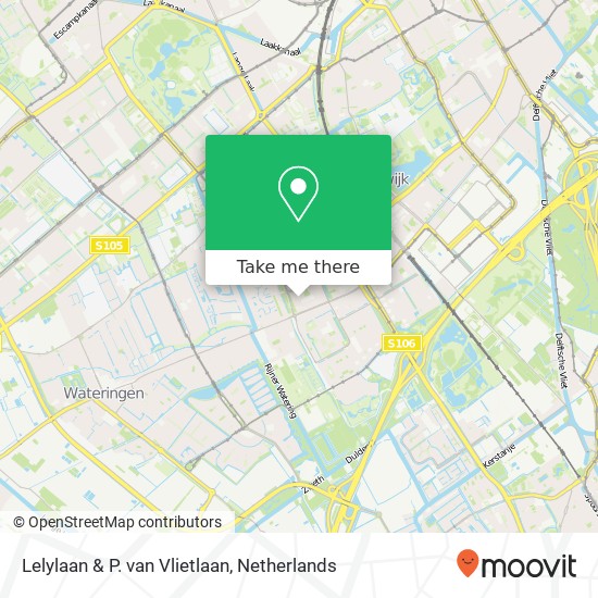 Lelylaan & P. van Vlietlaan map