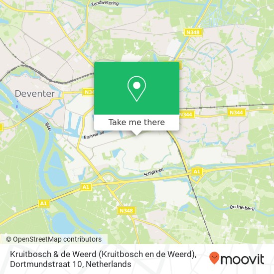 Kruitbosch & de Weerd (Kruitbosch en de Weerd), Dortmundstraat 10 Karte