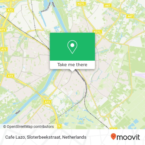 Cafe Lazo, Sloterbeekstraat map