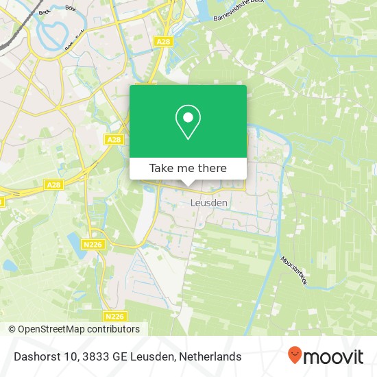 Dashorst 10, 3833 GE Leusden map