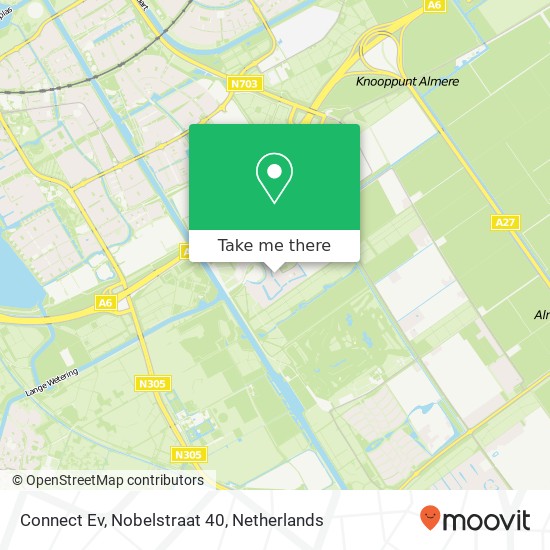 Connect Ev, Nobelstraat 40 map