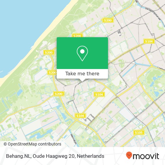 Behang.NL, Oude Haagweg 20 Karte