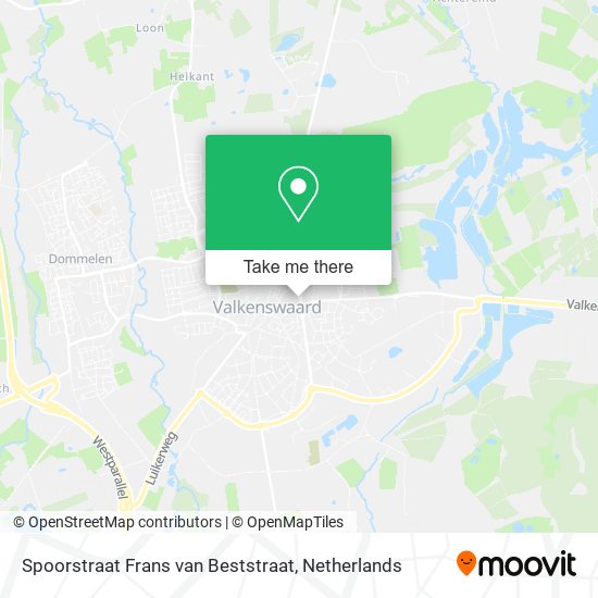 Spoorstraat Frans van Beststraat map