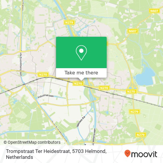 Trompstraat Ter Heidestraat, 5703 Helmond Karte