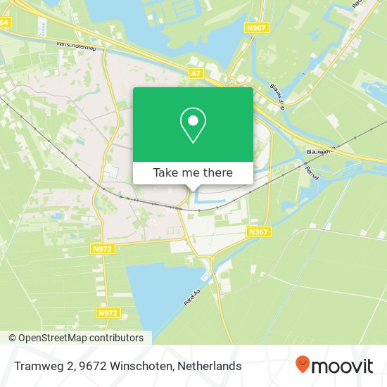 Tramweg 2, 9672 Winschoten map