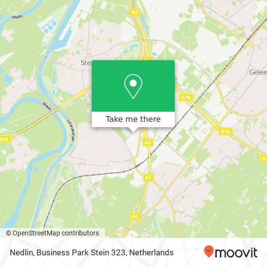 Nedlin, Business Park Stein 323 map