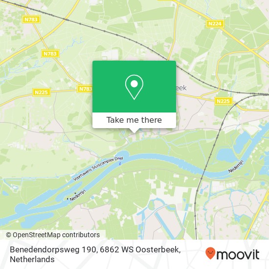 Benedendorpsweg 190, 6862 WS Oosterbeek map