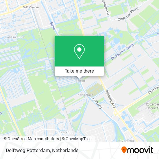 Delftweg Rotterdam Karte