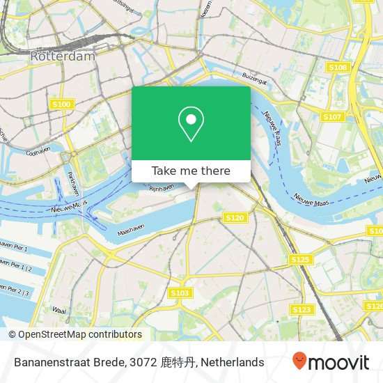 Bananenstraat Brede, 3072 鹿特丹 map