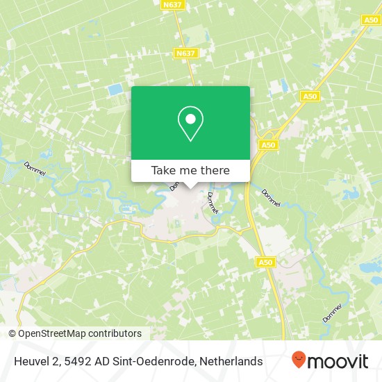 Heuvel 2, 5492 AD Sint-Oedenrode Karte