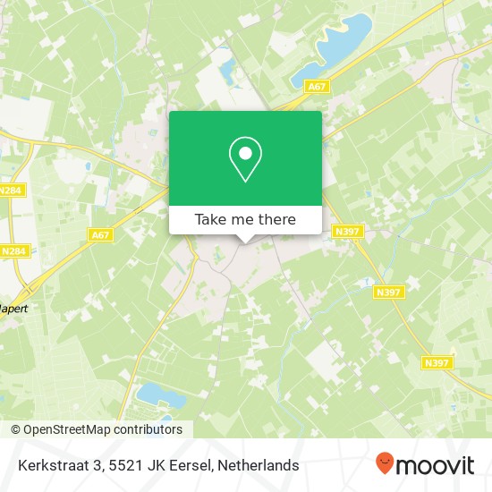 Kerkstraat 3, 5521 JK Eersel map