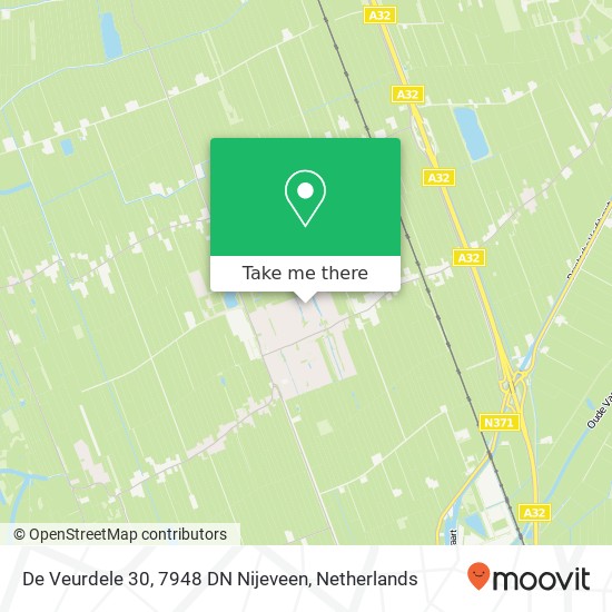 De Veurdele 30, 7948 DN Nijeveen map