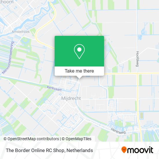The Border Online RC Shop map