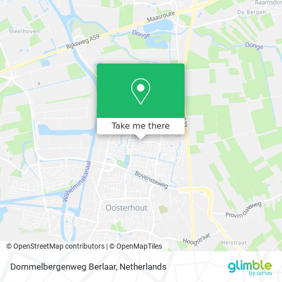 Dommelbergenweg Berlaar Karte