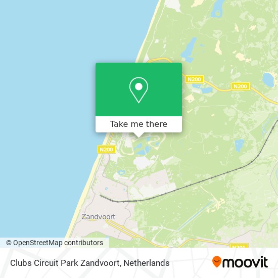 Clubs Circuit Park Zandvoort map