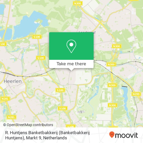 R. Huntjens Banketbakkerij (Banketbakkerij Huntjens), Markt 9 map