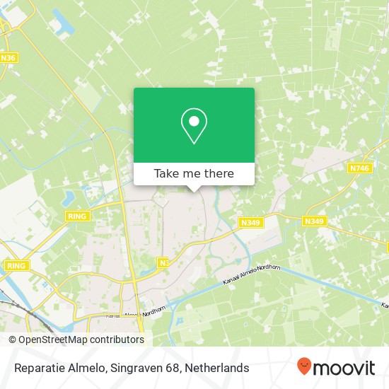 Reparatie Almelo, Singraven 68 Karte