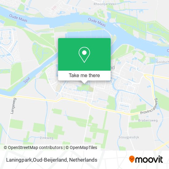 Laningpark,Oud-Beijerland map